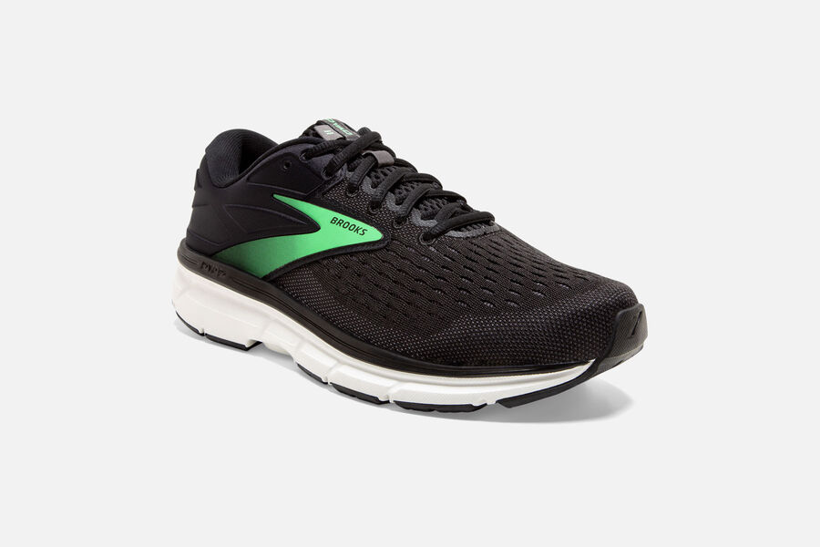 Brooks Dyad 11 Road Running Shoes Womens - Black/Green - ZUNYL-8035